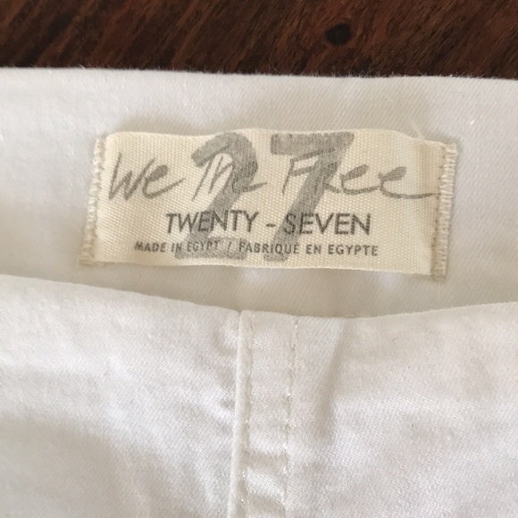 Free People White pull on style pants - Picture 9 of 12